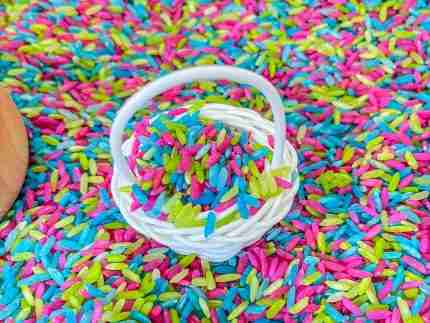 Summer Sensory Rice