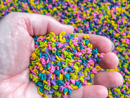 Tropical Alphabet Pasta Sensory Filler 1
