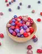 Valentines Day Rainbow Chickpea Sensory Filler