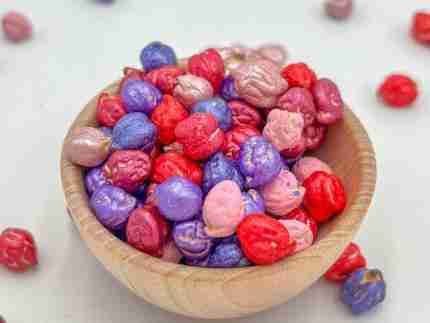 Valentines Day Rainbow Chickpea Sensory Filler