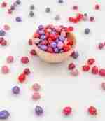 Valentines Day Rainbow Chickpea Sensory Filler