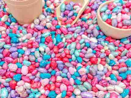Valentines day bean mix sensory filler