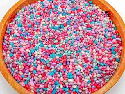 Valentines day bean mix sensory filler