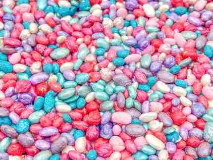 Valentines day bean mix sensory filler