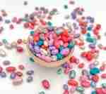 Valentines day bean mix sensory filler
