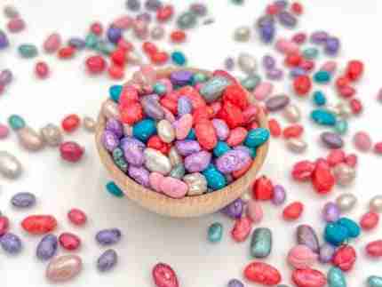 Valentines day bean mix sensory filler