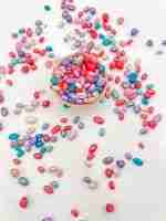 Valentines day bean mix sensory filler