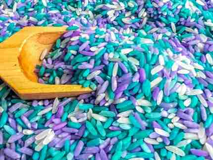 Valentine's Day Sensory Rice