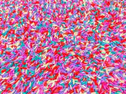 Valentines Day Sensory Rice