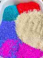Valentines Day Sensory Rice