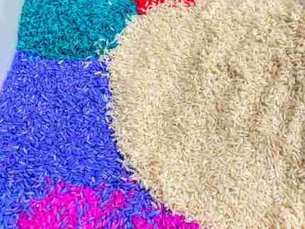 Valentines Day Sensory Rice