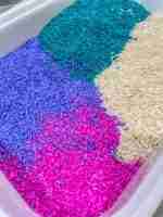 Valentines Day Sensory Rice