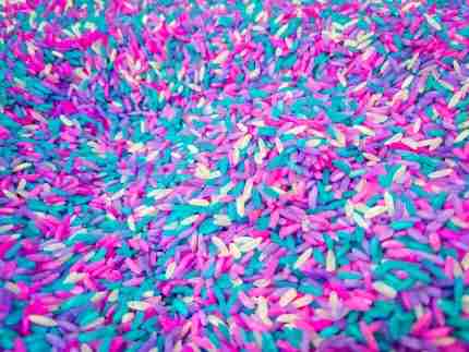 Valentines Day Sensory Rice