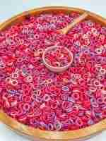Shimmery Valentine's Day O's Sensory Filler