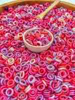 Shimmery Valentine's Day O's Sensory Filler