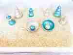 Sparkly Wooden Winter Themed Set