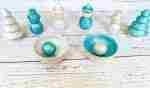 Sparkly Wooden Winter Themed Set - Image 2
