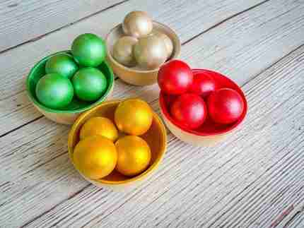 Large Sparkly Christmas Sensory Bin Set - Image 4
