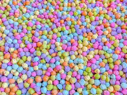 Pastel Chickpea Sensory Bin Filler