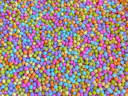 Pastel Chickpea Sensory Bin Filler