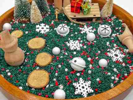 Christmas Wonderland Sensory Bin