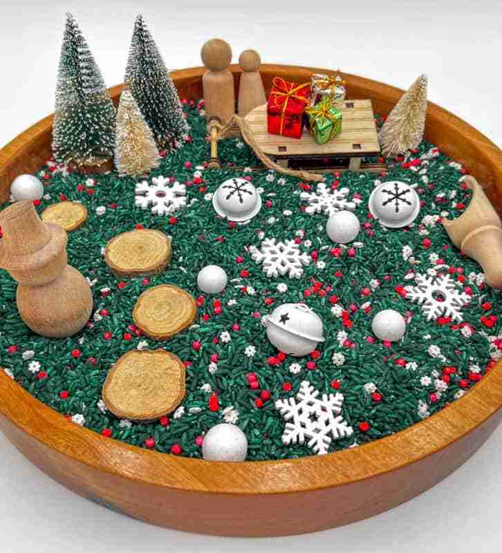 Christmas Wonderland Sensory Bin