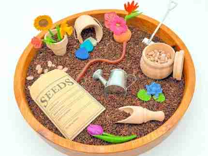 Planting Flowers Sensory Bin - Image 3