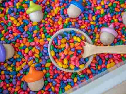 Rainbow Popcorn Starter Sensory Bin Set - Image 8