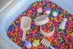Rainbow Popcorn Starter Sensory Bin Set - Image 3