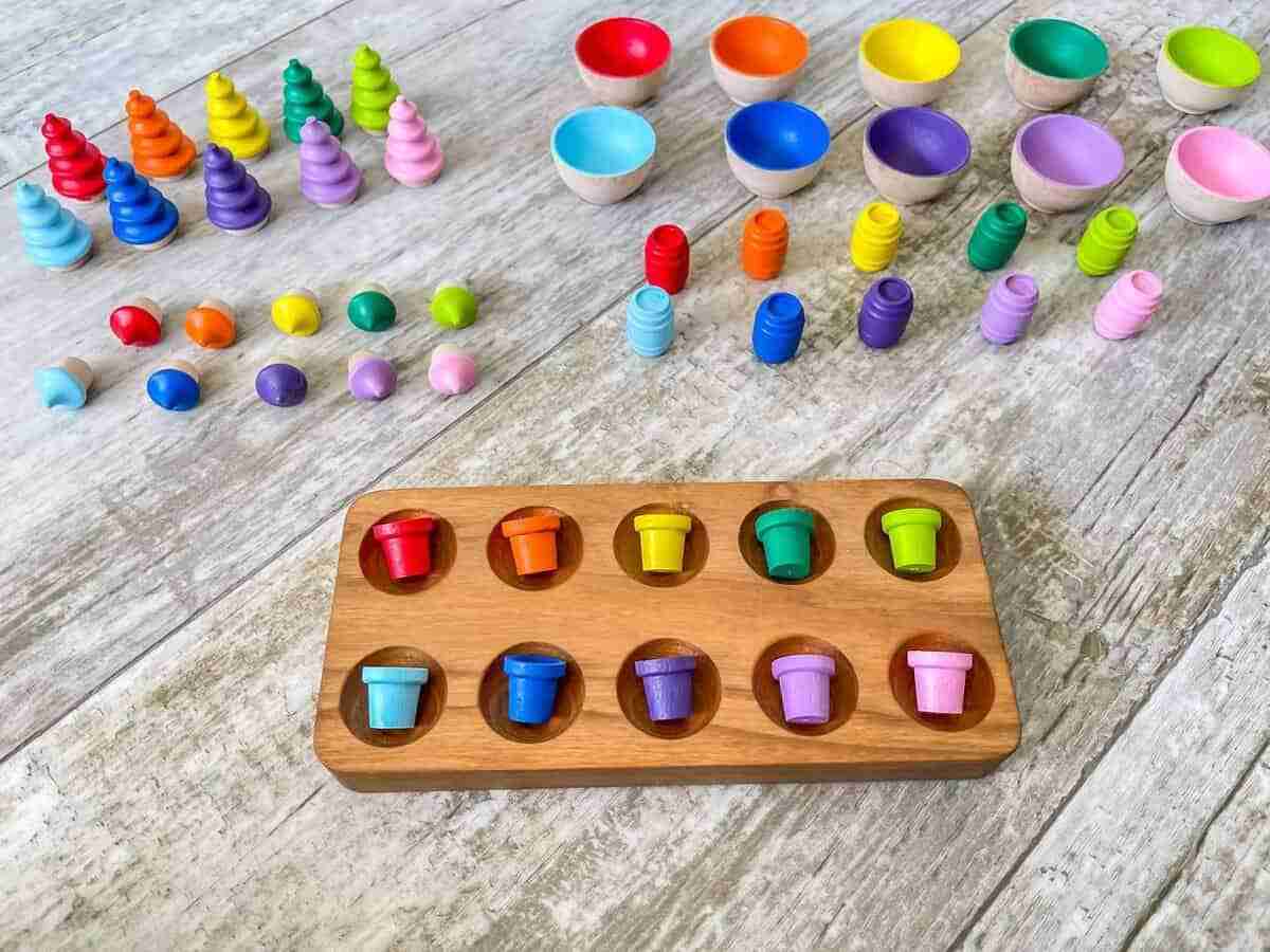Mini Counting Set for Sensory Bins. -Educational Bins