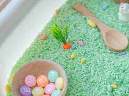Easter Bunny Sensory Bin - Image 9