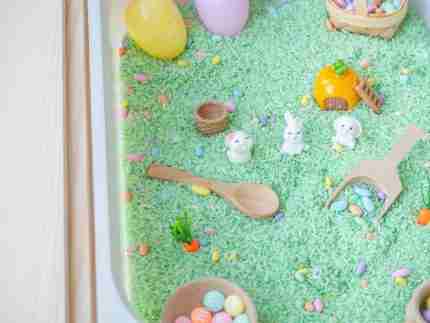 Easter Bunny Sensory Bin - Image 3