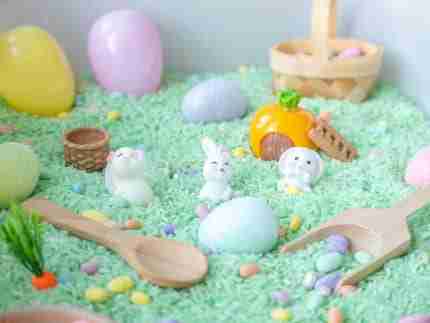 Easter Bunny Sensory Bin - Image 6