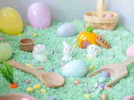 Easter Bunny Sensory Bin - Image 7