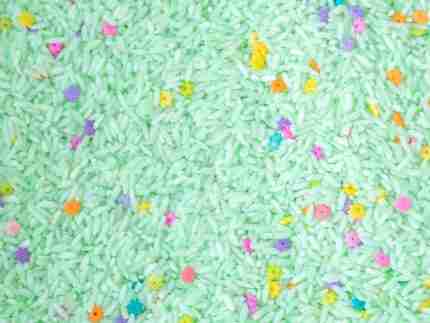 Spring Sensory Rice - Light Green