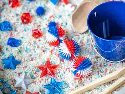 Patriotic Sensory Bin - Image 4