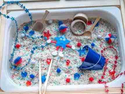 Patriotic Sensory Bin - Image 11