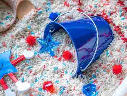 Patriotic Sensory Bin - Image 9