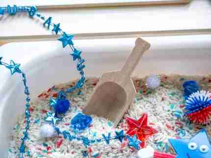 Patriotic Sensory Bin - Image 8