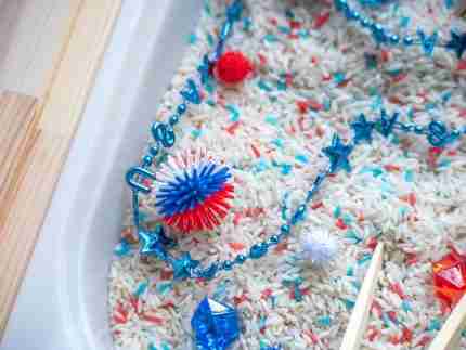 Patriotic Sensory Bin - Image 7