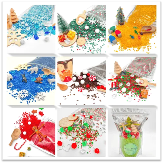 A collage of different colored objects

AI-generated content may be incorrect.