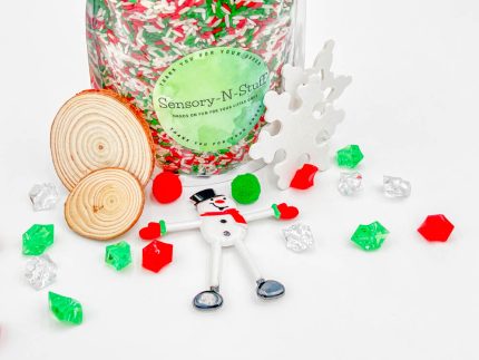 Snowman Christmas Budget Bag (R/W/G) - Image 3