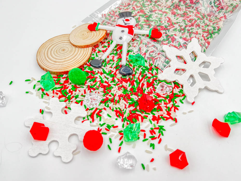 Snowman Christmas Budget Bag Snowman Christmas Budget Bag (R/W/G) - Image 1