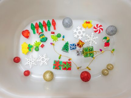 Grinch Sensory Bin - Image 9