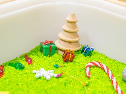 Grinch Sensory Bin - Image 3