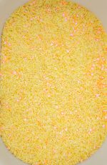 Candy Corn Sensory Rice
