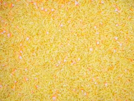 Candy Corn Sensory Rice - Image 3