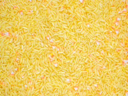Candy Corn Sensory Rice - Image 4