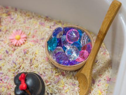Princess Tea Party Sensory Bin - Image 7