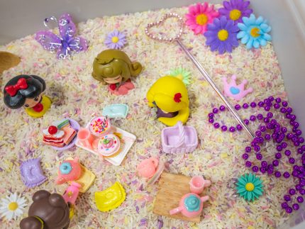 Princess Tea Party Sensory Bin - Image 3
